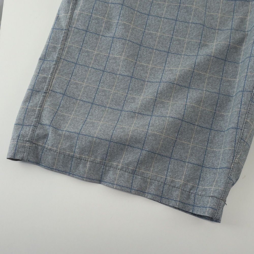 Travis Mathew Golf Shorts Mens 34 Checked Pattern Green - Picture 5 of 9